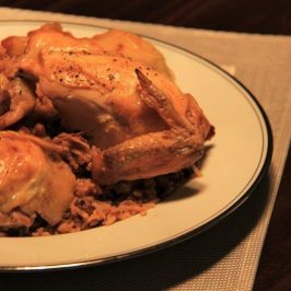 Roast Chicken with Pilaf Stuffing