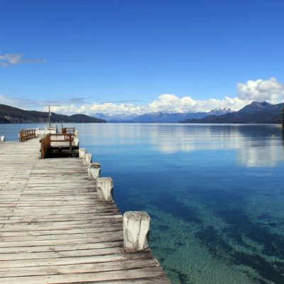 Boat Dock near Bosque de Arrayanes www.compassandfork.com