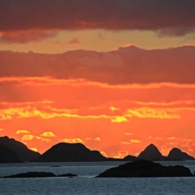 Sunset Patagonia www.compassandfork.com