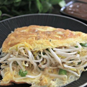 ready A Foodies Guide to the Best of Vietnam Quick Easy Mekong Inspired Omelette with Peanut Sauce www.compassandfork.com
