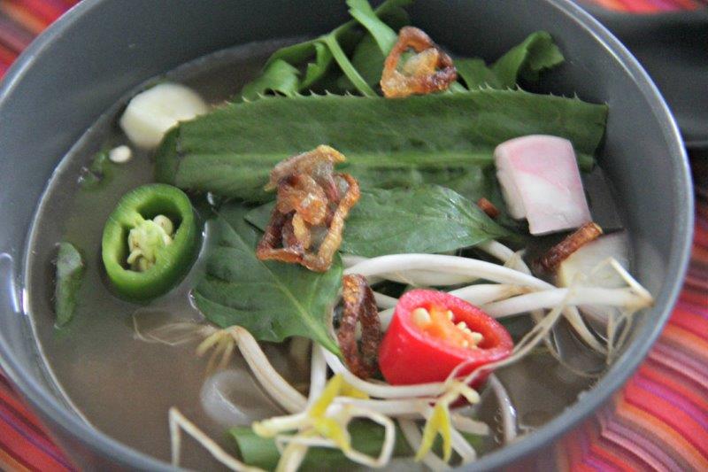 with fixings - Vietnamese beef noodle soup www.compassandfork.com