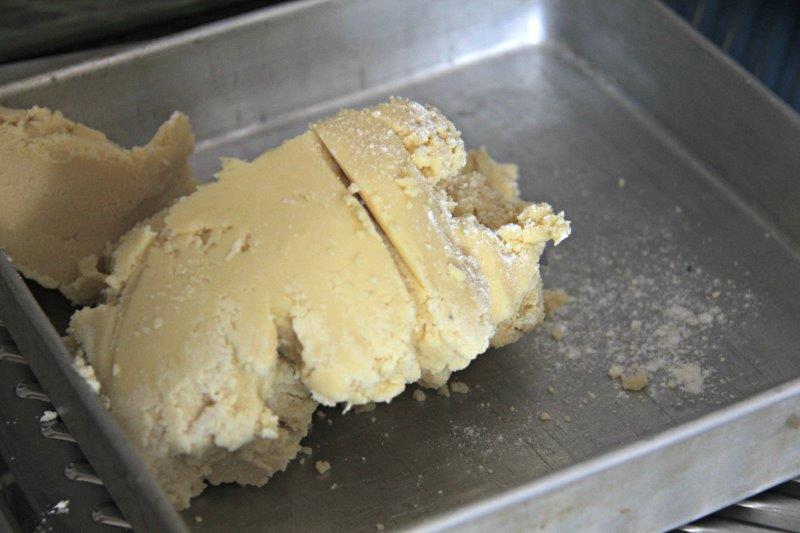 After processing - Easy Holiday Shortbread Sure to Please www.compassandfork.com