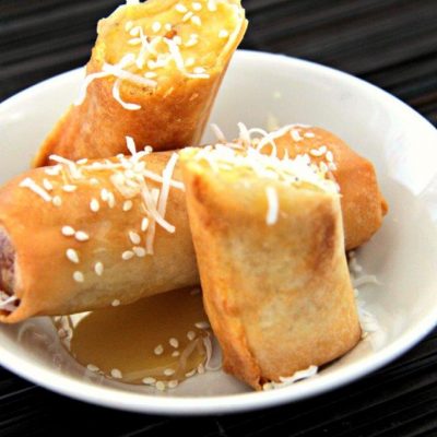 Ready - Banana Spring Rolls for Something a Little Different www.compassandfork.com