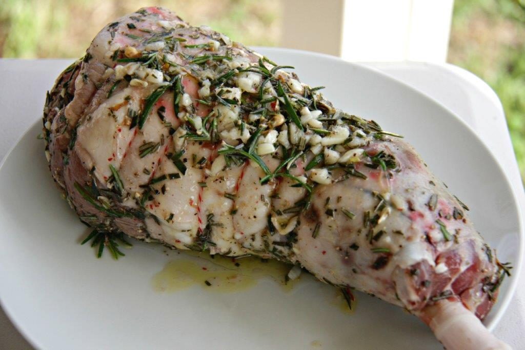 Marinated - How to Cook Greek Lamb to Enjoy at Easter www.compassandfork.com