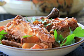 Coq au Vin in the Slow Cooker How to Make it Perfectly - Delicious www.compassandfork.com