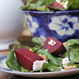 How to Make the Best Beet with Goat Cheese and Walnut Salad