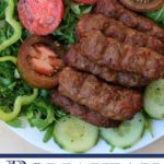 Romanian mici are easy, skinless sausages. Perfect for the outdoor grill, add some pita bread, hummus and salad. A quick, meal ready to go in no time. gluten free