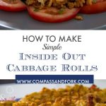 How to Make Simple Inside Out Cabbage Rolls