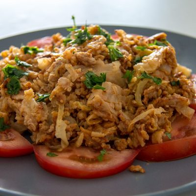 How to Make Simple Inside Out Cabbage Rolls www.compassandfork.com