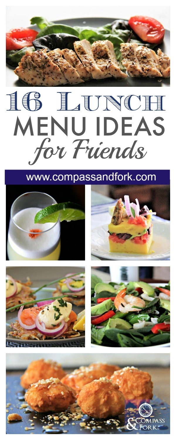 You Need to Know These 16 Lunch Menu Ideas for Friends Compass & Fork